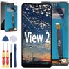 Yuxyiony Nuovo Schermo di Ricambio Per Wiko View 2 Display LCD Riparazione Dello Schermo e Strumento di Ricambio Accessori