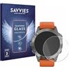 savvies Pellicola Vetro Temperato per Garmin Fenix 6/6 Pro / 6 Pro Solar (3 Pezzi) Protezione, Schermo Protettivo, Glass Durezza 9H