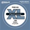 D'Addario Corda singola D'Addario PSB105 ProSteels per basso, Long Scale, .105