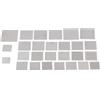 Generic Set di Maglie Reballing BGA in Acciaio Inossidabile 304 di Alta qualità per Saldatura di Laptop, 27 PZ