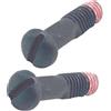 TIANHENGMart 2 viti di ricambio per trapano a testa piatta M6 x 22 mm per HP457, BDF456, BHP442, BHP451, DDF453, DDF485, DHP485, viti di ricambio in acciaio per mandrini per trapano elettrico