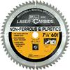 Ivy Classic 36360 laser carburo 7 - 1/10,2 cm 60 denti non ferrosi taglio lama per sega circolare con 5/20,3 cm Diamond Knockout Arbor, 1/card
