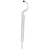 Plyisty Utensili per tornitura del legno, utensile per tornio tornio per tornitura a collo di cigno cavo, utensile manuale per tornio a scalpello rotante(Large Bending Wood Turning Tool(without handle))