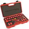 Titan 68100 - Set di chiavi a bussola isolate VDE, 19 pezzi