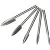 HAPINARY Utensile per Intaglio Legno a Tre Lame 3mm, Set 5 Pezzi | Acciaio Color Argento, Impugnatura 3mm, per Marcatura e Root Carving, Adatto a Famiglia e Amici