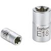 FORTUM Testa cava interna TORX, 1/4, E 5, L 25 mm