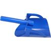 NUOBESTY Pala in Acciaio al Carbonio per Giardinaggio Manico Ergonomico Blu Attrezzo da Lavoro per Aiuole e Cortili