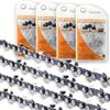 HobbyPower24 4 catene per motosega, 30 cm, 1/4, 1,1, 64 TG, compatibili con Stihl Picco Micro3, 3670 000 0064, MSA, HAT