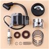 DORFEY Kit guarnizioni for puleggia, albero a camme, bobina di accensione, fasce elastiche da 35 mm, adatto for mini decespugliatore con motore a 4 tempi h0-n-d-a GX25 da 25 cc.