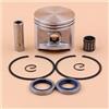 DORFEY Kit di guarnizioni for cuscinetti ad anello pistone da 50 mm, adatto for motoseghe a gas H-u-s-q-v-a-r-n-a 372 XP 371 365 362, parti del motore.