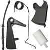 UYTGFO Adatto for motoseghe Husqvarna 450 445 450E 445E, ricambi, attrezzi da giardino, blocco del grilletto dell'acceleratore, kit tubo flessibile del carburante