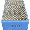 YIGZYCN Tampone per lucidatura a mano diamantato portatile 90x55mm/3,54x2,17 pollici Tampone per lucidatura di piastrelle di vetro Legno Metallo Lucidatura Pad per lucidatura portatile 60/100/200/400 #