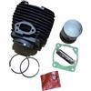 Qdkpgls Kit guarnizioni anello pistone cilindro da 47,5 mm adatto for motosega D CS65T CS-65T ZC 5200