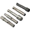 Jonikuper Set di 5 adattatori per mandrino con codolo esagonale per bussole da 1/4, 3/8 e 1/2, design con cuscinetto a sfera caricato a molla, cromo-vanadio (SKU)