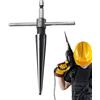 Zestivra Alesatore manuale, alesatore per metallo - Apri fori elettrici ad alte prestazioni | Alesatore conico a smusso, alesatore manuale, alesatore a ponte per barrette di legno, falegname