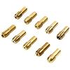FASTROHY Set di 10 punte per trapano in ottone da 0,5-3,2 mm, per utensili rotanti Dremel, mandrini da 4,8 mm