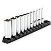 TEKTON Bussole a mano | SHD90105, attacco 1/4, 11 pezzi (5/32 - 9/16)