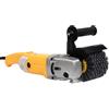 MooBeey Rasoio elettrico da 1400 W, in acciaio inox, con 2 spazzole di carbone, 8 velocità, smerigliatrice a spazzola regolabile, 3500 giri/min, levigatrice a rulli, smerigliatrice a rulli (giallo)