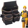 Generic portautensili - Cintura porta attrezzi | Impermeabile multi-tasca in tessuto Oxford vita portaoggetti per elettricisti giardinieri falegnami pinze, cacciaviti, chiavi, slot e cinghie