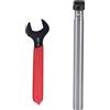 Cloimei Portautensili con codolo cilindrico ad alta precisione con pinza ER11 per fresatrici CNC e torni in acciaio al carbonio 40Cr con campo di serraggio da 1,7 mm e chiave inclu (C16-ER11A-150L)
