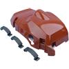 LIWaaGe Parte di ricambio for coperchio motore cilindro superiore con clip for motoseghe 445 445e 450 450e