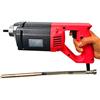 DRAUXI 1200W Costruzione Vibrator Concrete mano elettrica Cemento tenuto Bubble Remover Con 1m 1,2 m .5m. Tubo flessibile Buona configurazione(Advanced type motor (without rod))