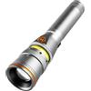 NEBO Franklin Twist - Torcia LED Potente Professionale - Completamente ricaricabile, a mani libere, 6 modalità di illuminazione - Modalità lanterna a 360 gradi - Accessori da campeggio
