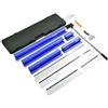 Generico Set Di Spatole Per Superfici, Utensile A Spatola (20 Cm, 40 Cm, 60 Cm, 80 Cm, 100 Cm) E Asta Telescopica Da 86 Cm A 270 Cm, Utensile A Spatola In Valigetta Con Ergonomia Per Ampie Aree Di Lavoro
