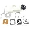 GTWSQQ Kit di ricostruzione riparazione carburatore collettore di aspirazione for S = tihl MS180 MS170 018 017 MS 180 170 Parte motosega Guarnizione filtro aria