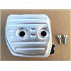 DORFEY Silenziatore MS251 e vite adatti for Sthil MS231 MS251C e altre motoseghe Silenziatore di scarico in metallo Scudo termico Doppie porte 1143 140 0651