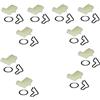 DUANXY Set di 10 pedane di avviamento per seghe Stihl TS400, TS410, TS420, sostituisce 00001957200