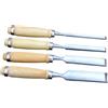ACTINPANT 4 Pezzi Set Di Scalpelli Semicircolari for La Lavorazione Del Legno Intaglio In Acciaio Al Cromo Vanadio Carpentiere Sgorbia for Utensili Manuali
