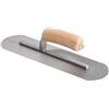 DOMELA Raschietto for intonaco, Set di cazzuole, Testa tonda Stampaggio integrato Lama in acciaio al carbonio Manico in legno Cazzuola for gesso Costruzione Spatola for calcestruzzo Strumento Impugnatura con