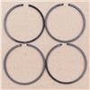 DORFEY Kit di fasce elastiche for pistone da 4/6 pezzi da 38 mm x 1,5 mm, adatto for H-u-s-q-v-a-r-n-a 36 136 137 141 142 235P 235R 232L 240RJ 240RBD, motosega, decespugliatore e tagliabordi.(4PCS)