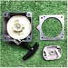 TXuKm Avviamento a strappo, tazza e guarnizione adatti for motosega OM BCH400 400T Pull Start Cog Claw 61452042R(2 teeth)