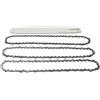 Luxuyvarna Set di 4 barre guida per catena da 40,6 cm, 3/8LP da 127 cm, compatibili con motosega Stihl 009 012 021 E180 MS180 MS190 MS250