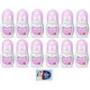Felce Azzurra 12x BREEZE Perfect Beauty Deodorante Roll On 50ml + 1 Confezione di Talco Felce Azzurra in omaggio, Busta da 100g