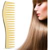YUYTE pettine denti larghi oro Pettini a Denti Larghi, Pettine Districante per Capelli Senza Manico, Pettine da Parrucchiere per Capelli a Paletta, Pettine per Shampoo da Salone Grande per Uomo Donna(o