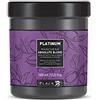 Parisienne Maschera Antigiallo per Capelli Biondi o Bianchi 1000 ml Platinum Black Professional (BLACK113)