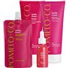 POMÉLO + CO. Set Repair Vanilla 4 Pezzi - capelli secchi e danneggiati | shampoo conditioner maschera pre doccia e siero - per chioma lucente curata e sana quotidianamente insieme