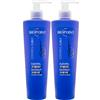 FEI FAN 2x Gel Anti-Crespo CONTROL CURLY Per Capelli Ricci e Mossi, Effetto Definito. Agisce Formando Una Guaina Protettiva Sui Capelli 200ml