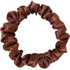 Blausky 20 elastici per capelli in raso, sottili per capelli, piccoli scrunchies, morbidi e elastici, eleganti accessori per capelli da donna, lunghi o spessi, caffè