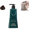 Generic Set di tinture per capelli a lunga durata con formula delicata, colorazione vegetale per coprire i capelli bianchi, kit di tintura per capelli a lunga durata in un unico passaggio (Light Black)