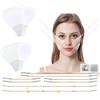 Uzionoie Post di Sollevamento del Viso,1 set Face Lift Tape,Tiranti Viso Lifting,V-Forme Face Lift Bande Maquillage,Autocollant Lifting Visage