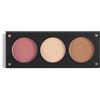 INGLOT COSMETICS Cheek Me Up Face Palette per pelli di tono medio, 3 in 1, abbronzante, fard e illuminante, finitura naturale e radiante, texture setosa, formula morbida e uniforme, 7 g