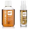 HAIRMED haircare innovative HAIRMED - Set Trattamento Olio Capelli Professionale - Olio di Argan, Macadamia e Jojoba - Shampoo B7 e Olio O1