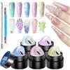 Generic Kit di gel di costruzione - 5 colori di gel di sculture non sculture per nail art 3D | Kit di manicure con penna scolpita, ideale per estensioni, modellazione e smalto a casa