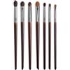 CHNAONE Set di 7 pennelli per trucco in pelo di capra, per ombretto, set di pennelli per trucco super morbido, set di pennelli per sfumare le rughe, 7 pezzi (7 pezzi)