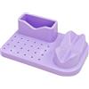 pumpumlia 24 fori chiodi trapano macchina & bit display scatola di immagazzinaggio chiodi trapano macinazione bit titolare scatola manicure strumento organizzatore strumenti professionali e custodia scatola di