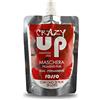 Pop Italy Crazy Up Maschera Colorante Senza Ammoniaca Semipermanente per Capelli - 200 ml (Rosso)
